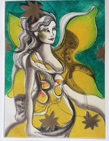 Morning Star original grafikk aquatint