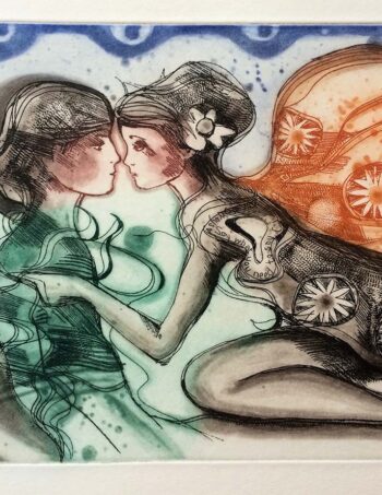 Verena Vaddell visual artist etching say