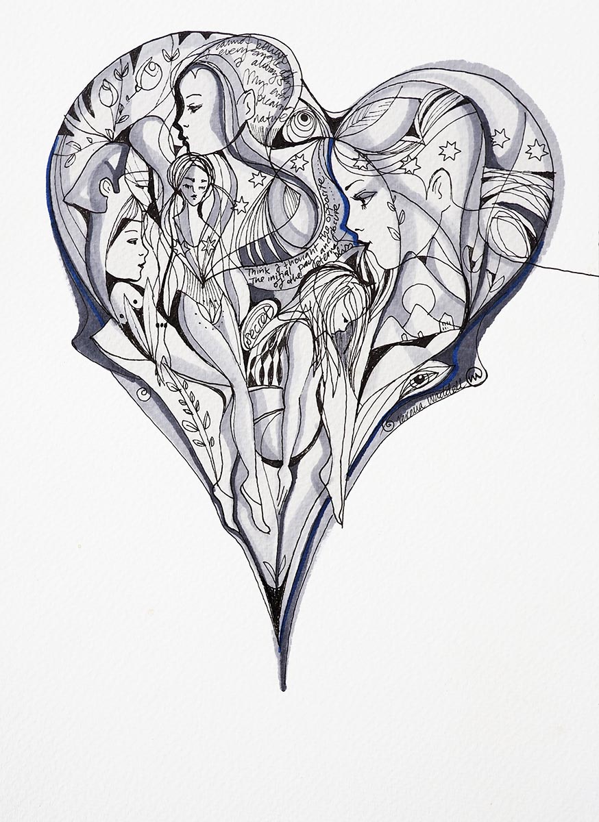 Verena Waddell visual artist print Ever Pleasure Nature