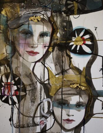 Verena Waddell visual artist print up the river