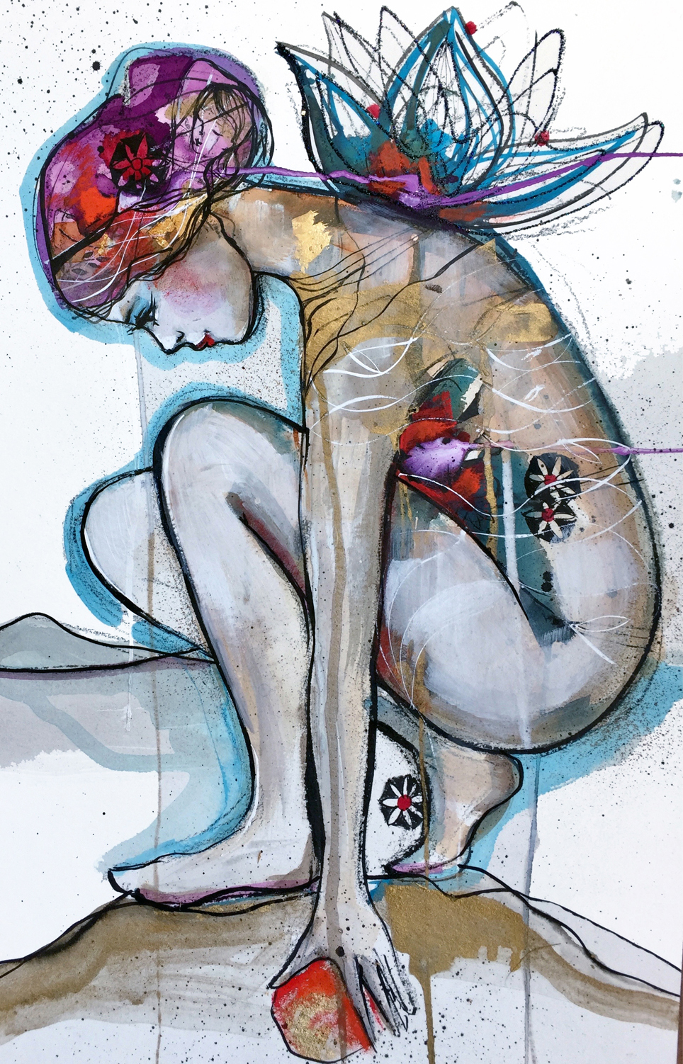 Fruitful bend symbol in landscape