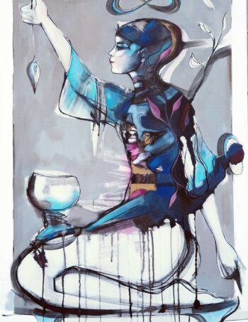 The The Magician Original and print unique for Tarot project Maleri Billedkunst