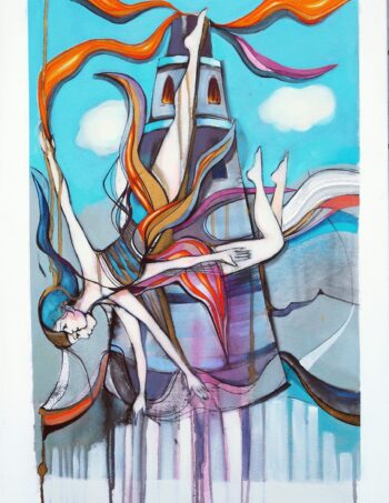 The Tower print Verena Waddell Visual Artist